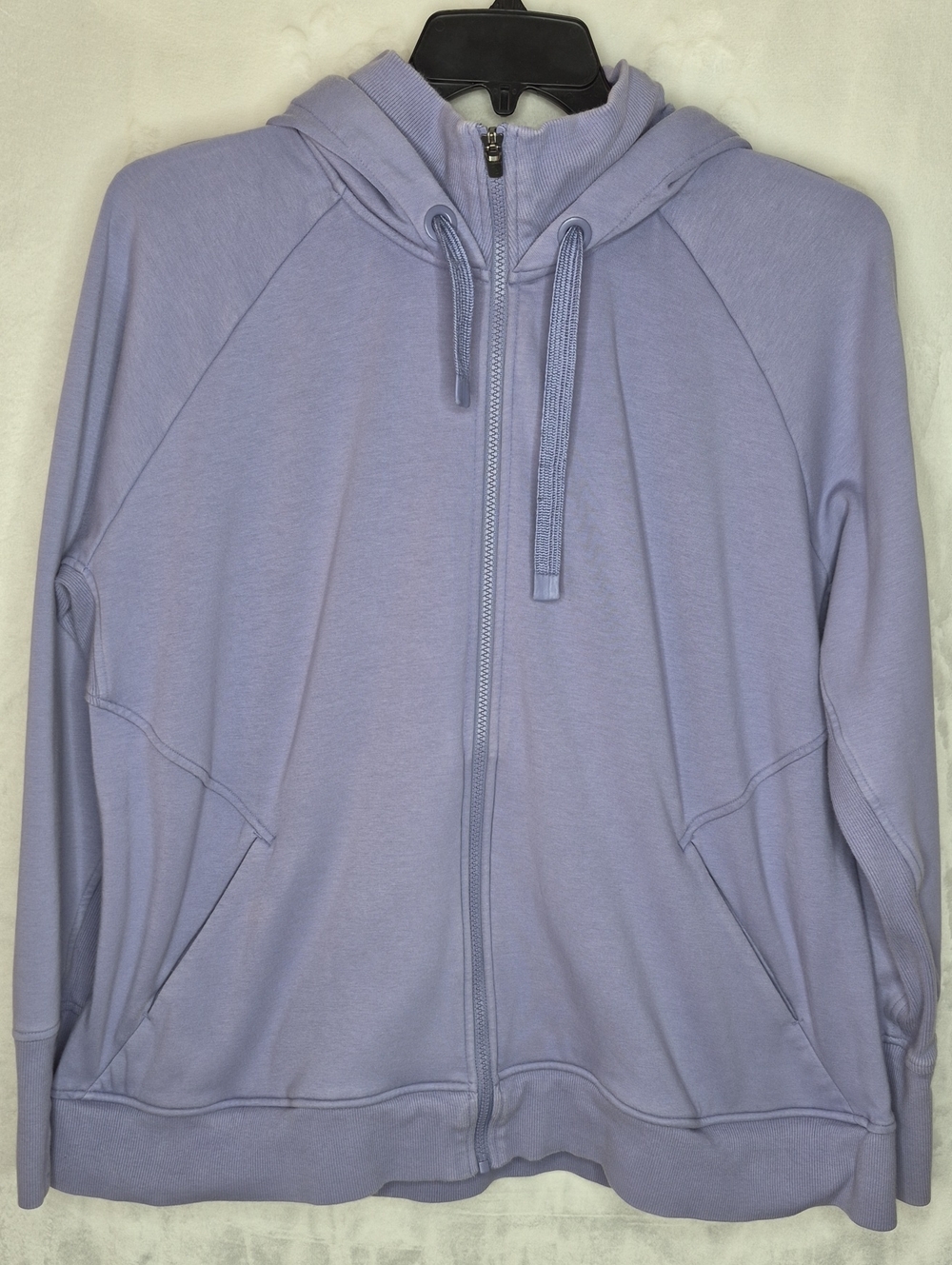 Athleta Coaster Luxe Fleece Full Zip Hoodie Purple Large